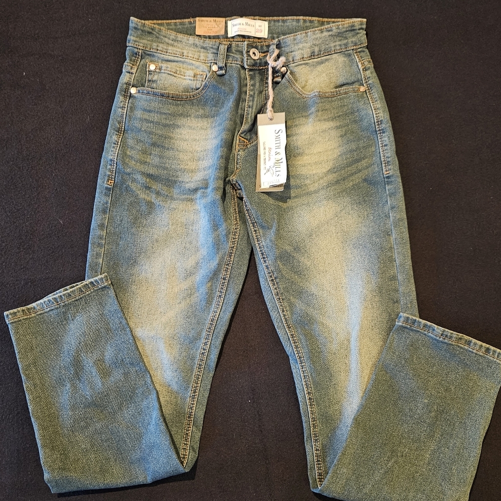 🆕️NWT‎ SMITH & MILLS blue denim jeans Size 29x30